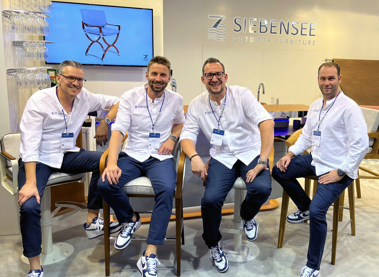 The Siebensee Team at the Monaco Yacht Show