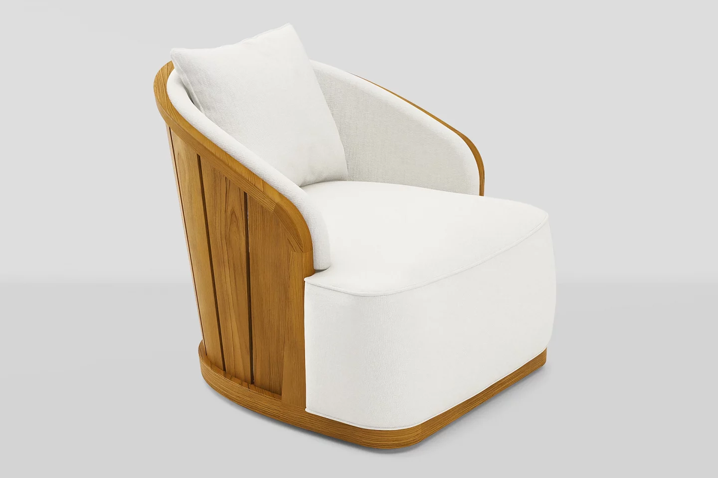 Swivel lounge chair Shell II